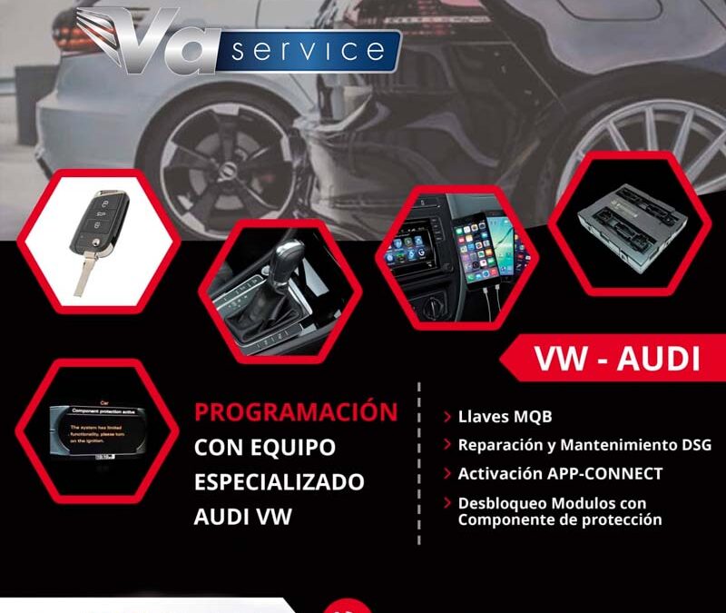 Programación con equipos especializado VAG!